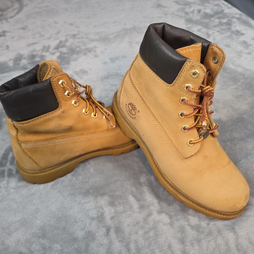 Timberland Original Classic 6-Inch Basic Waterproof Boots Nubuck Tan Men 7 M ... - Picture 9 of 9